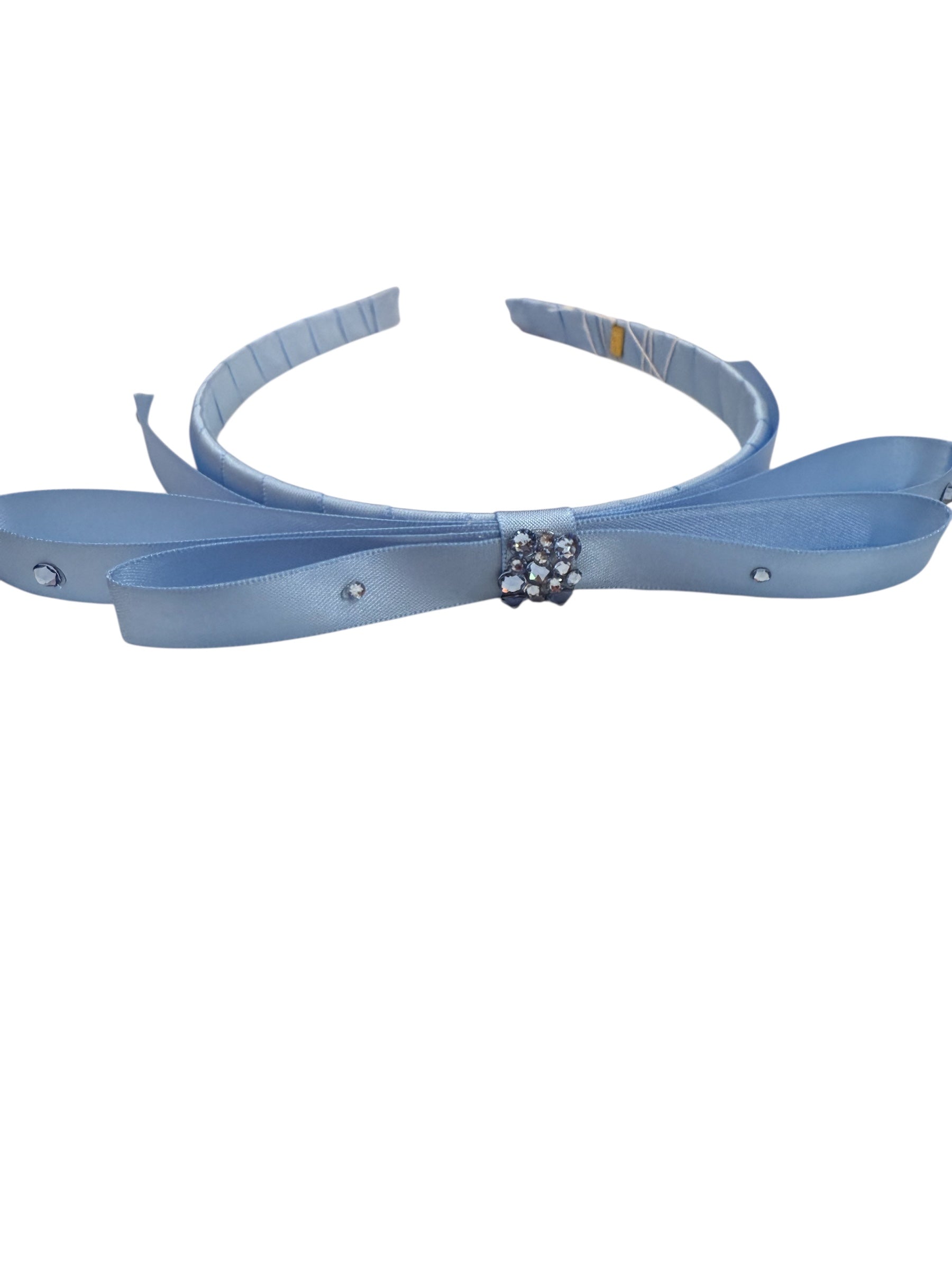 Blue Rhinestone Headband